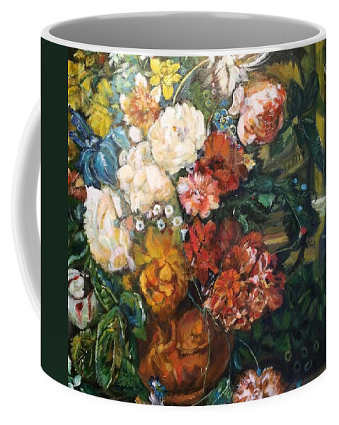 Flowers Coffee Mug featuring the painting You Light Up My Life by Belinda Low
