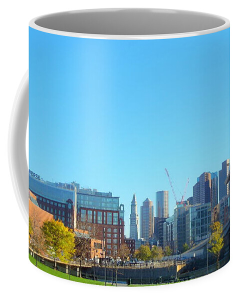 Boston Coffee Mug featuring the photograph Zakim on a Fall Day by Caroline Stella
