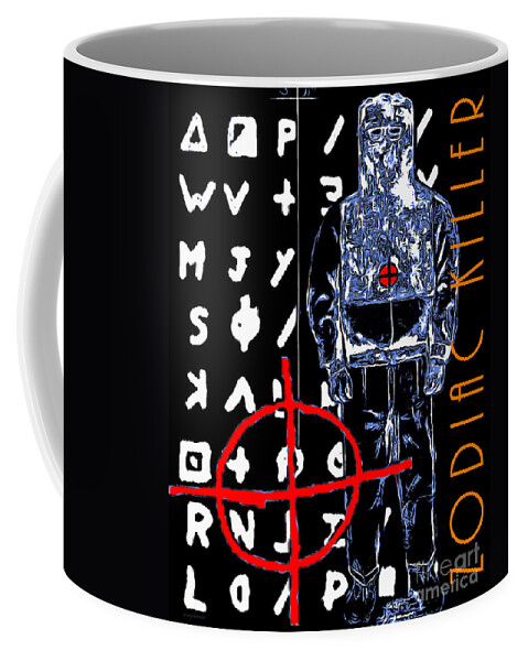 Wingsdomain Coffee Mug featuring the photograph Zodiac Killer 20140912poster by Wingsdomain Art and Photography
