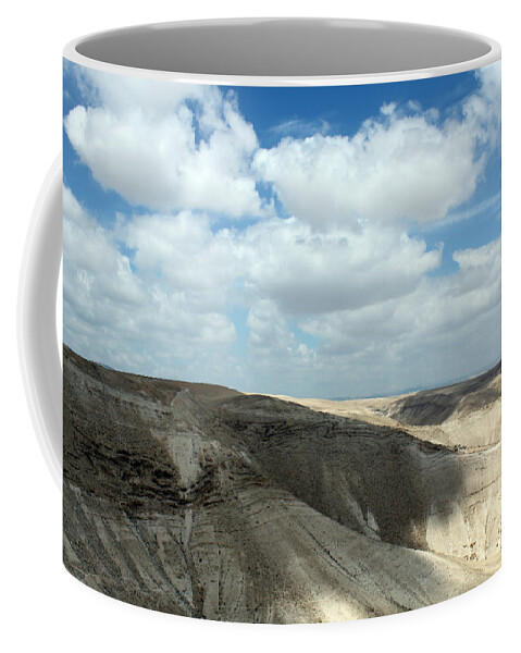 Bethlehem Coffee Mug featuring the photograph Bethlehem Desert #1 by Munir Alawi