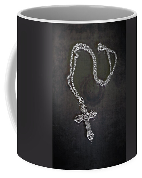 Necklace Coffee Mug featuring the photograph Celtic Cross #1 by Joana Kruse