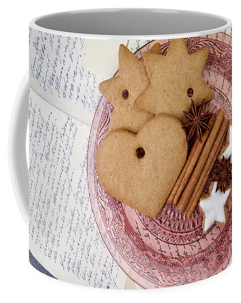 Ginger Coffee Mug featuring the photograph Christmas Gingerbread #1 by Nailia Schwarz