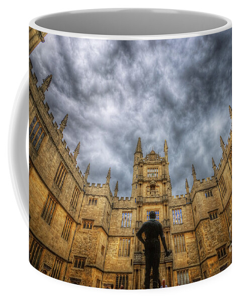  Yhun Suarez Coffee Mug featuring the photograph Divinity School - Oxford #1 by Yhun Suarez