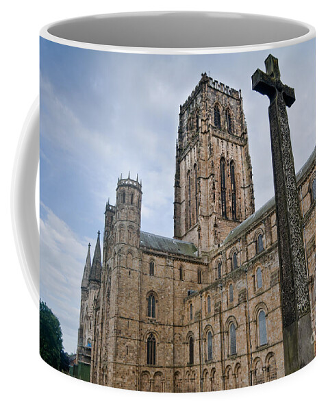 British Coffee Mug featuring the photograph Durham Cathedral #1 by Andrew Michael