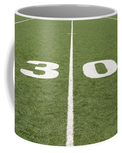 American Coffee Mug featuring the photograph Football Field Thirty #1 by Henrik Lehnerer