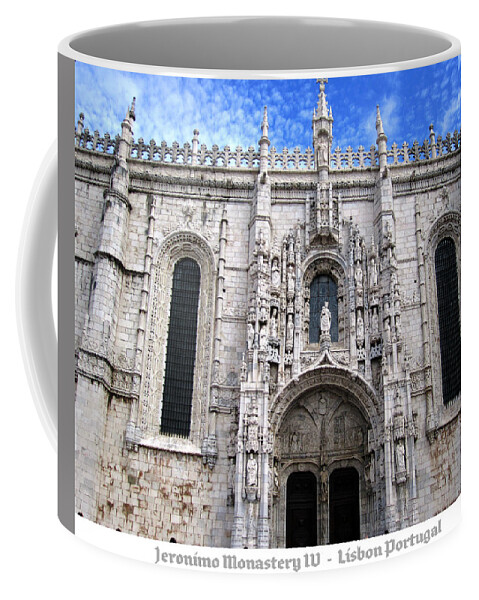 Lisbon Coffee Mug featuring the photograph Lisbon Jeronimo Monastery IV Portugal #1 by John Shiron