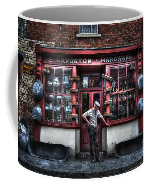 Yhun Suarez Coffee Mug featuring the photograph Mr Langston's Hardware Shop #1 by Yhun Suarez