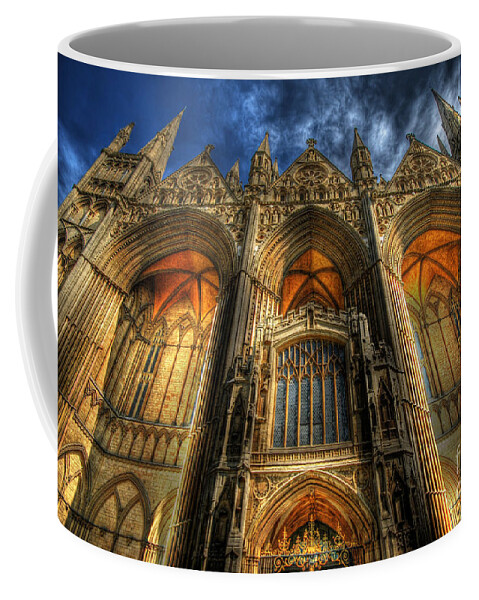 Yhun Suarez Coffee Mug featuring the photograph Peterborough Cathedral by Yhun Suarez