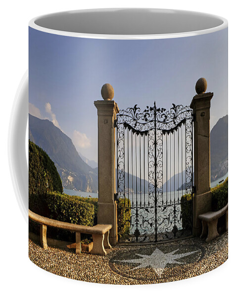 Lugano Coffee Mug featuring the photograph The gateway to Lago di Lugano #1 by Joana Kruse