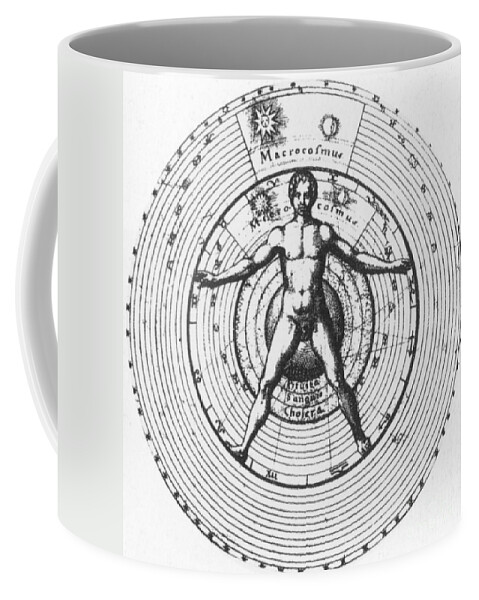 Science Coffee Mug featuring the photograph Utrisque Cosmi, Title Page, 1617 #1 by Science Source