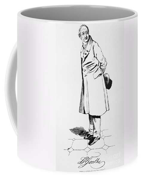 1832 Coffee Mug featuring the photograph Johann Goethe (1749-1832) #12 by Granger