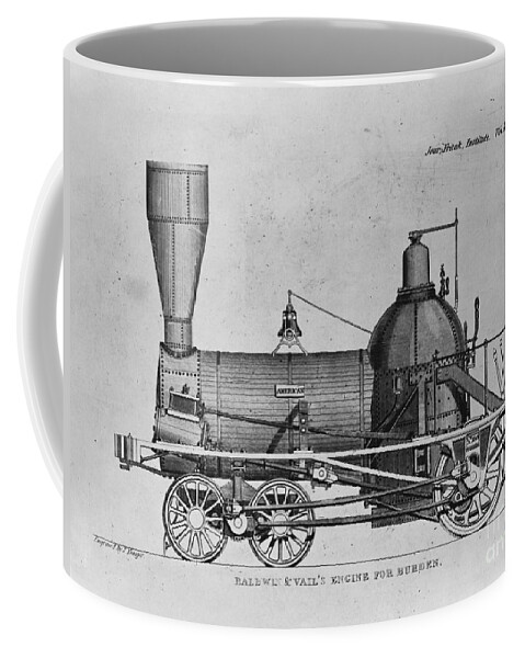 Historic Coffee Mug featuring the photograph 19th Century Locomotive #13 by Omikron
