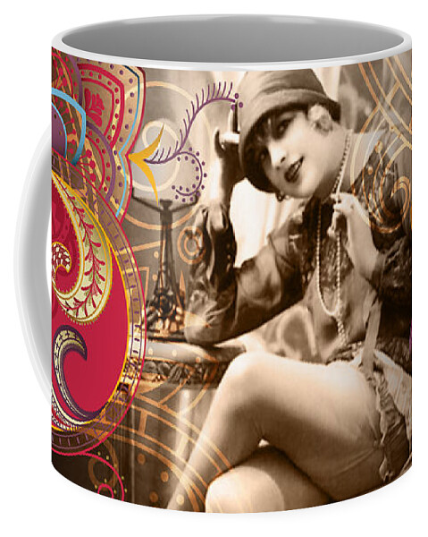 Erotic Coffee Mug featuring the photograph Nostalgic Seduction Goddess #31 by Chris Andruskiewicz