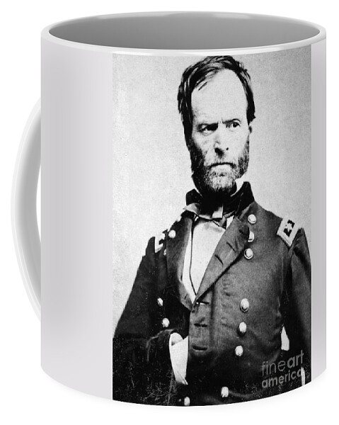 1864 Coffee Mug featuring the photograph William Tecumseh Sherman #14 by Granger