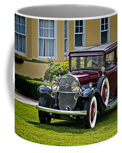Cadillac Coffee Mug featuring the photograph 1931 Cadillac V12 by Christopher Holmes