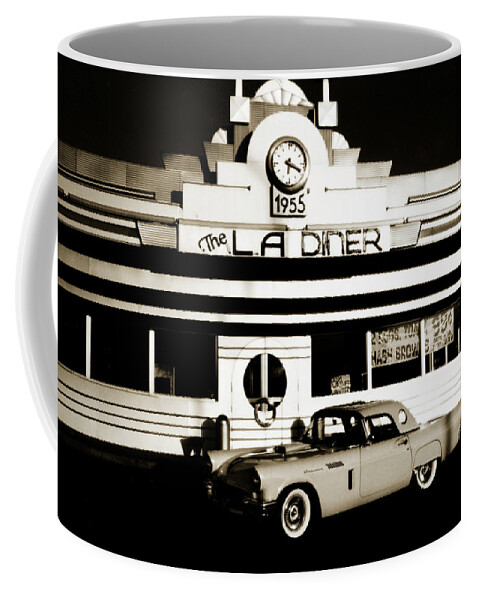 Diner Coffee Mug featuring the photograph 1950s Revisited by Marilyn Hunt