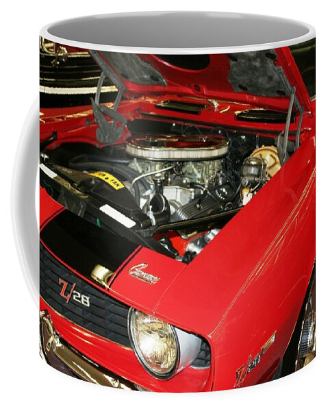 Camaro Coffee Mug featuring the photograph 1969 Z-28 Crossram with 9737 COPO option by John Black