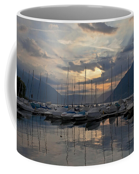 Lago Maggiore Coffee Mug featuring the photograph Porto Patriziale Ascona #2 by Joana Kruse