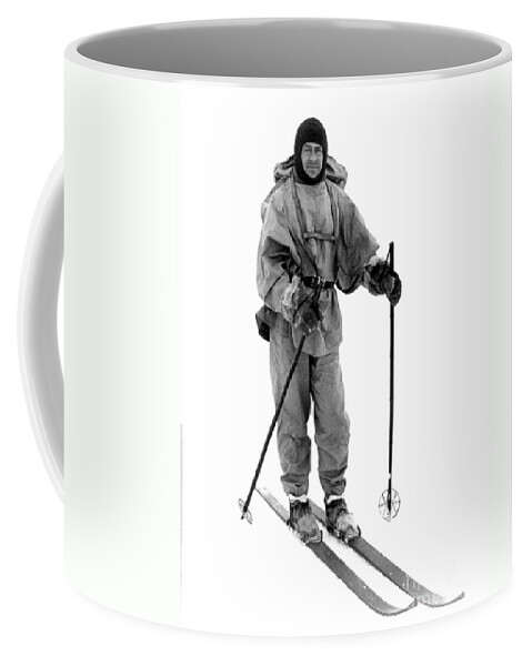 History Coffee Mug featuring the photograph Robert Scott, English Explorer #2 by Photo Researchers