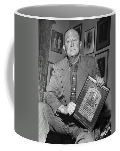 1957 Coffee Mug featuring the photograph Ty Cobb (1886-1961) #2 by Granger