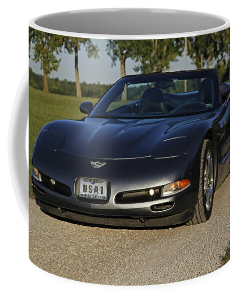 Corvette Coffee Mug featuring the photograph 2003 Corvette by Dennis Hedberg