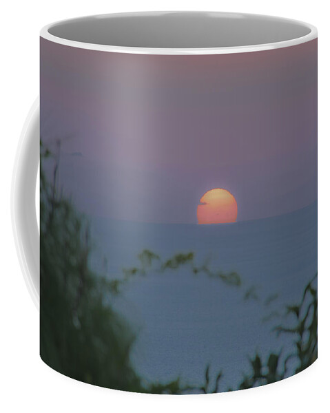 Blue Coffee Mug featuring the photograph Sunset #3 by Michael Goyberg