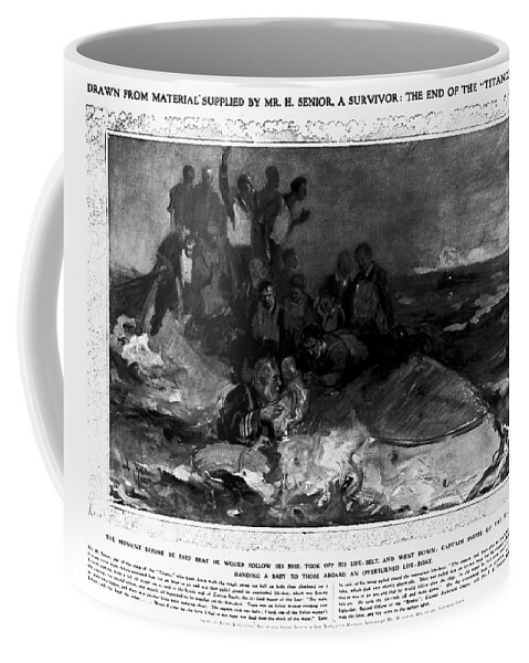 1912 Coffee Mug featuring the photograph Titanic: Sinking, 1912 #3 by Granger