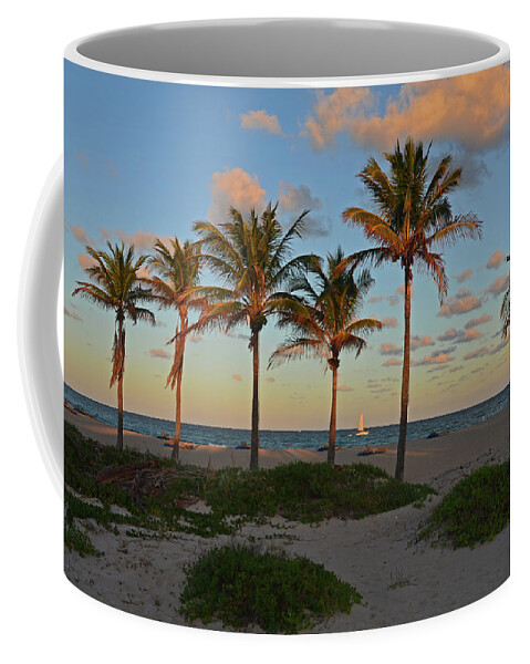  Coffee Mug featuring the photograph 30- Palms In Paradise by Joseph Keane