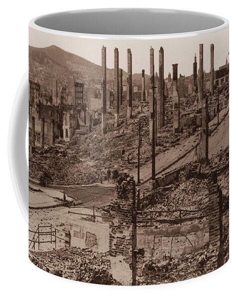 1906 Coffee Mug featuring the photograph 1906 San Francisco Earthquake #4 by Science Source