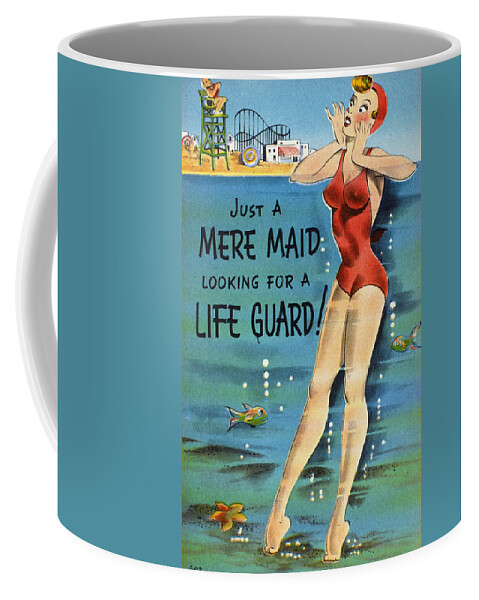 1950 Coffee Mug featuring the photograph AMERICAN POSTCARD, c1950 #4 by Granger