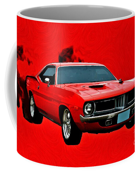 Dodge Coffee Mug featuring the digital art 440 Charger by Tommy Anderson