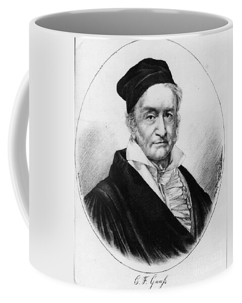 Science Coffee Mug featuring the photograph Johann Carl Friedrich Gauss, German #5 by Science Source