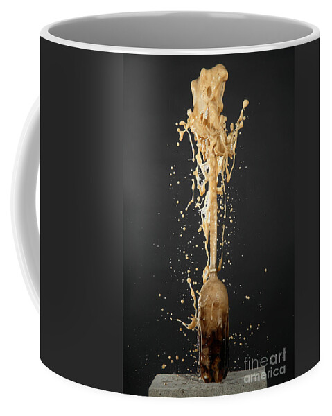 Mentos Coffee Mug featuring the photograph Mentos And Soda Reaction #6 by Ted Kinsman