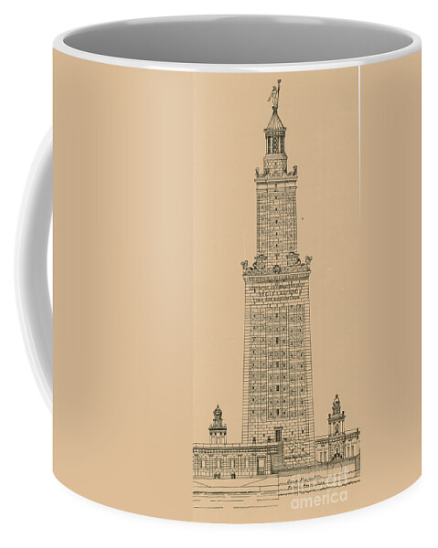 History Coffee Mug featuring the photograph 7 Wonders Of The World, Lighthouse #6 by Photo Researchers