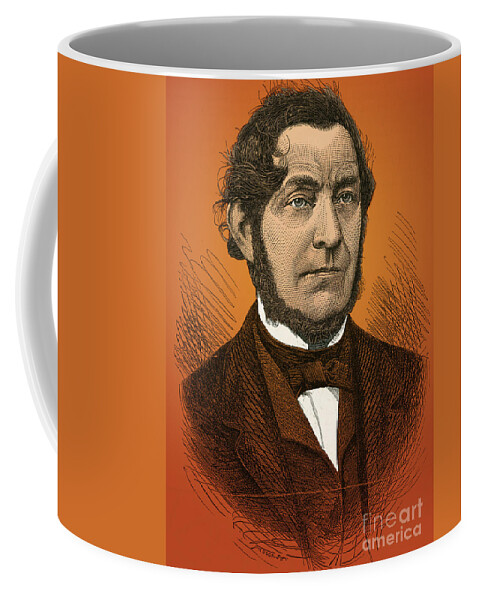 Science Coffee Mug featuring the photograph Robert Bunsen, German Chemist #6 by Science Source