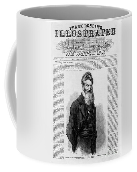 History Coffee Mug featuring the photograph John Brown, American Abolitionist #9 by Photo Researchers