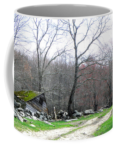 History Coffee Mug featuring the photograph A Barn That Once Was by Kim Galluzzo