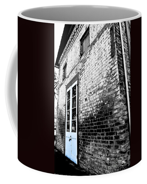 A Bit Of Blue Coffee Mug featuring the photograph A Bit Of Blue by Mitch Shindelbower