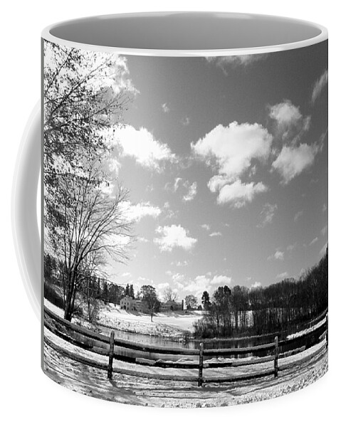 Country Coffee Mug featuring the photograph A Country Landscape by Kim Galluzzo