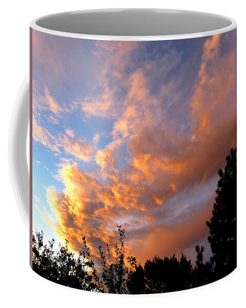 Sunset Coffee Mug featuring the photograph A Dramatic Summer Evening 2 by Will Borden