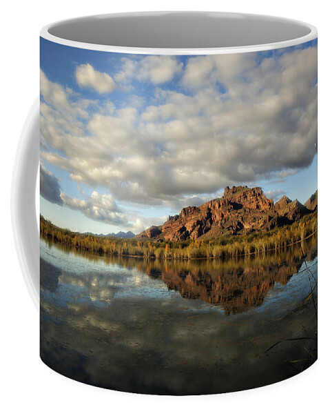 Red Mountain Coffee Mug featuring the photograph A Morning at Red Mountain by Saija Lehtonen