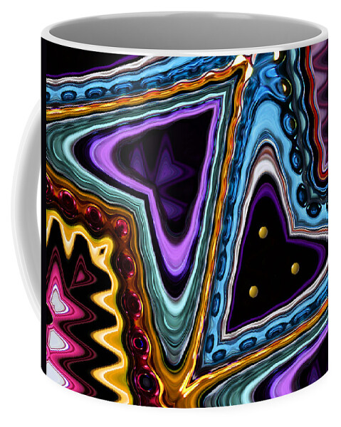 Heart Coffee Mug featuring the photograph Abstract Hearts by Kristin Elmquist
