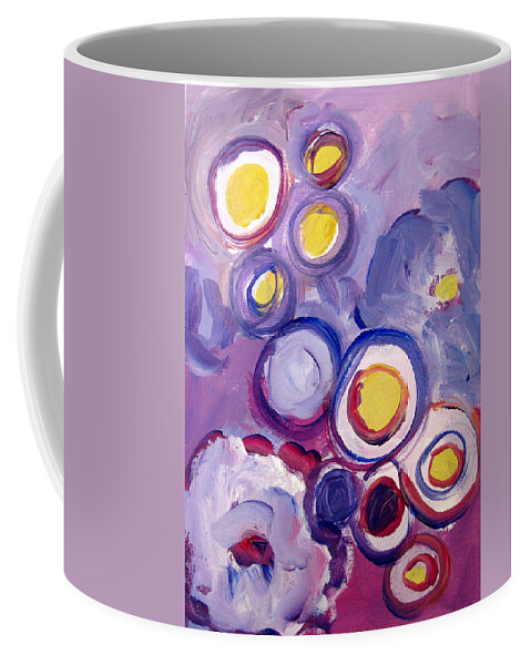 Abstract Art Coffee Mug featuring the painting Abstract I by Patricia Awapara