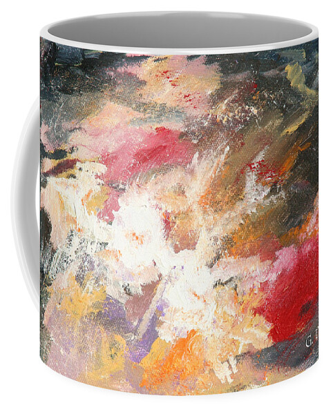 Gail Daley Coffee Mug featuring the painting Abstract No 2 by Gail Daley