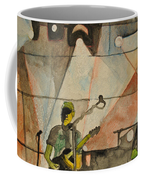 Umphrey's Mcgee Coffee Mug featuring the painting Abstract Special by Patricia Arroyo