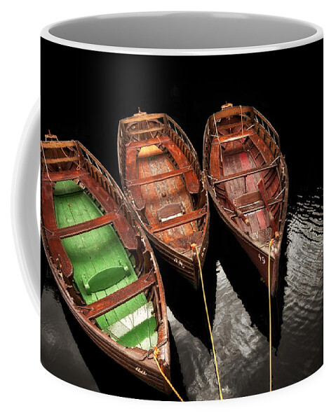 Boat Coffee Mug featuring the photograph Afloat by Evelina Kremsdorf
