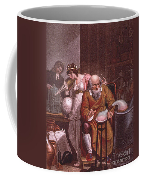 History Coffee Mug featuring the photograph Alchemist Laboratory, 18th Century by Science Source
