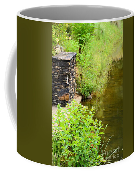 Along Coffee Mug featuring the photograph Along the Shallow Water by Maria Urso