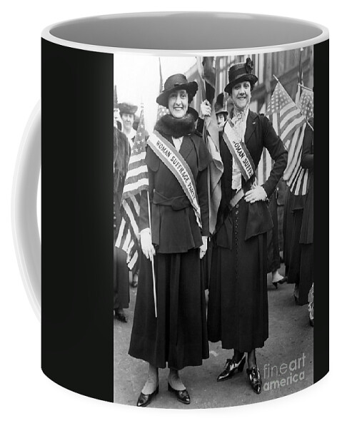 1910s Coffee Mug featuring the photograph American Suffragists by Granger