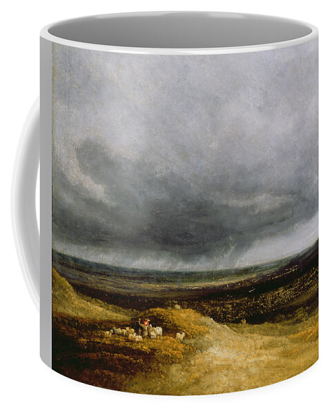Landscape Coffee Mug featuring the painting Approaching Storm by Georges Michael